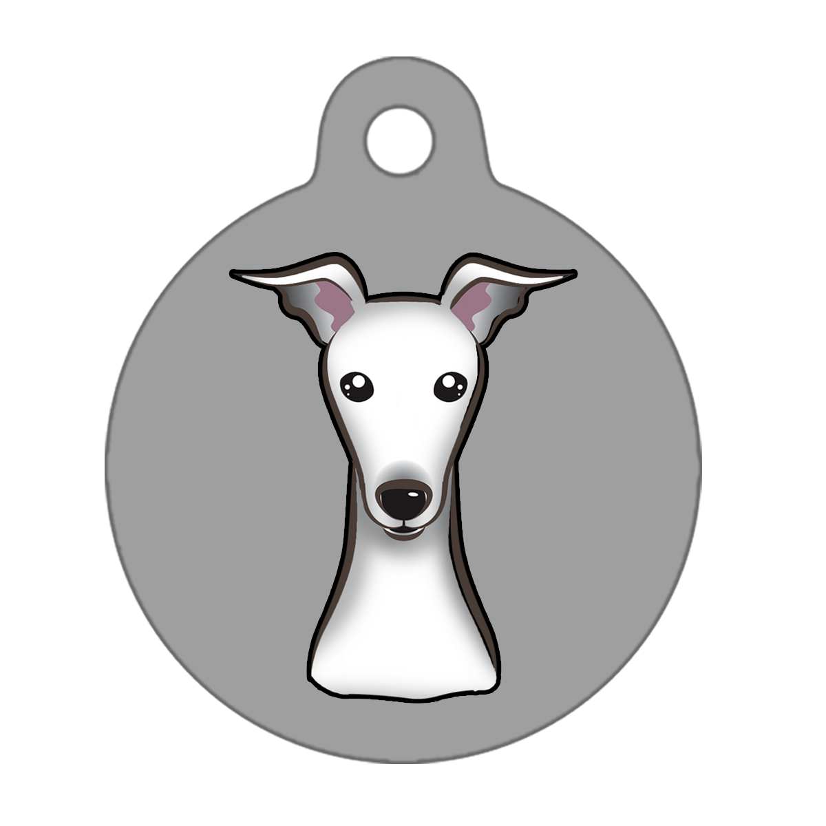 25mm Diameter Small Size - Greyhound Dog