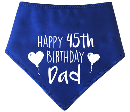Happy Birthday Dad With Any Age Dog Bandana