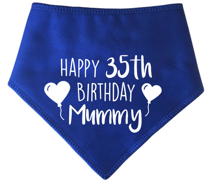 Happy Birthday Mummy With Any Age Dog Bandana