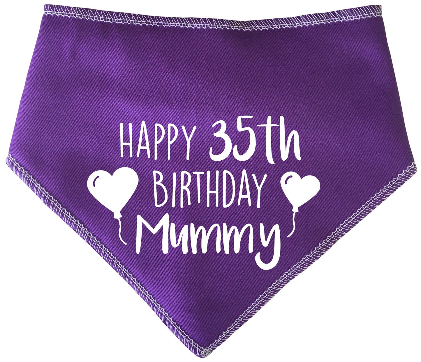 Happy Birthday Mummy With Any Age Dog Bandana