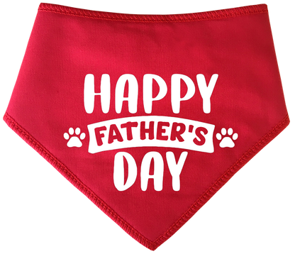Happy Father's Day Banner Dog Bandana