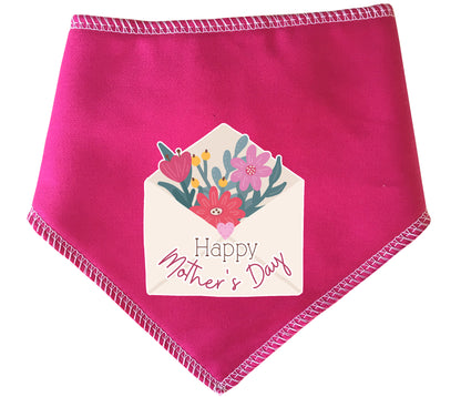 Happy Mother's Day Envelope Dog Bandana
