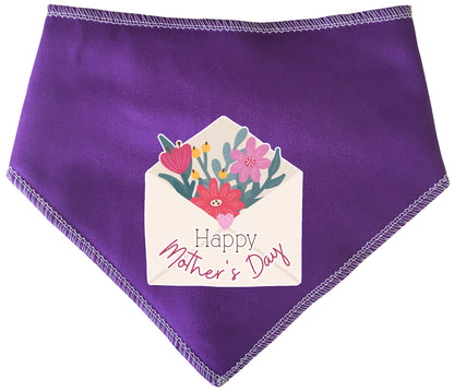 Happy Mother's Day Envelope Dog Bandana