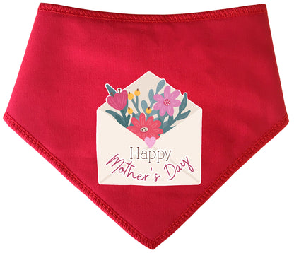 Happy Mother's Day Envelope Dog Bandana