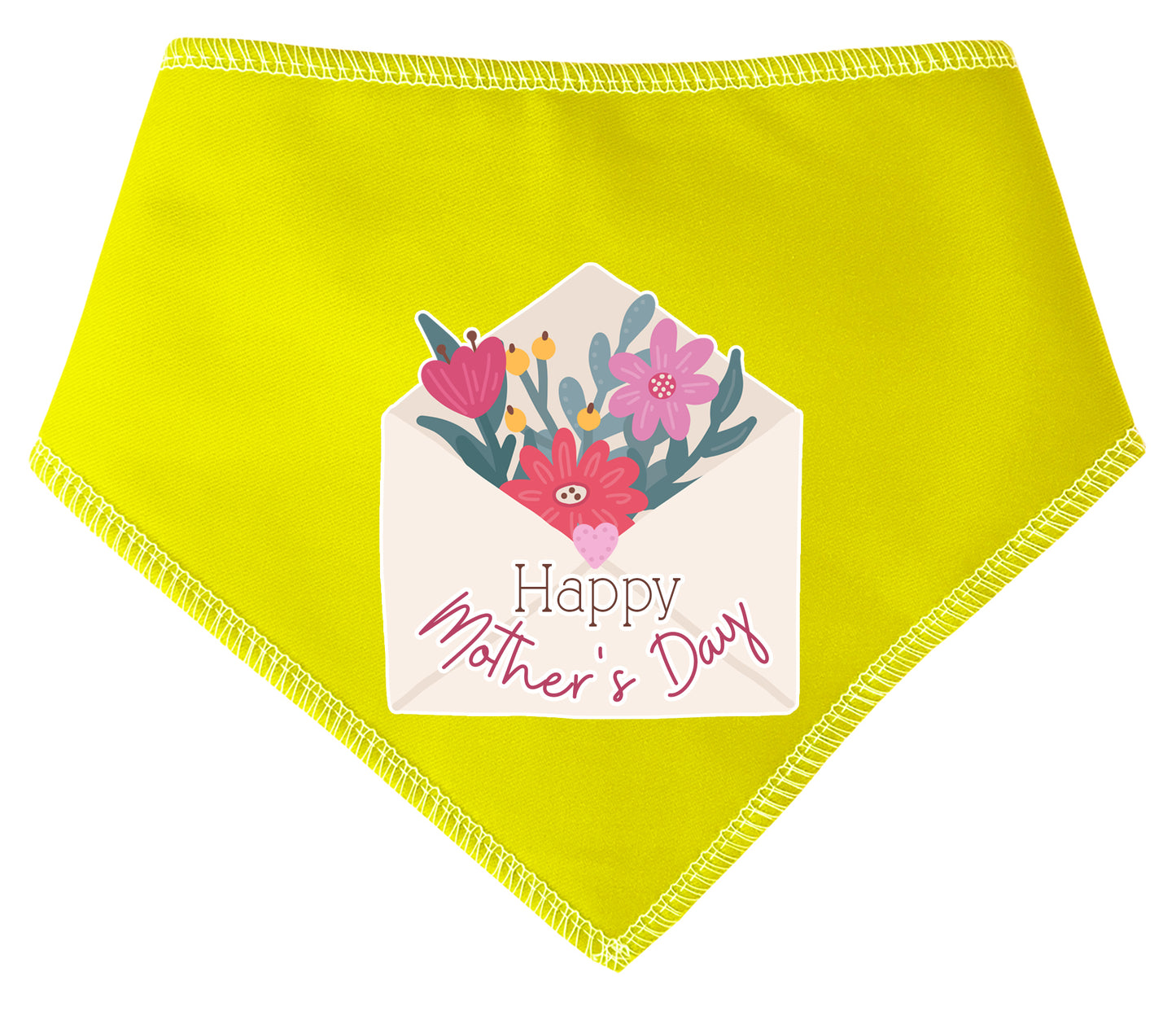 Happy Mother's Day Envelope Dog Bandana