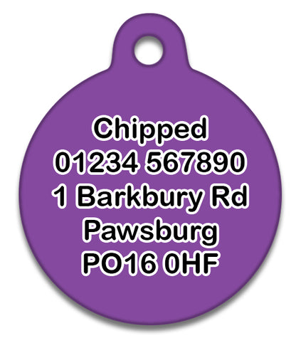 Brat Love Heart  - Pet ID Tag