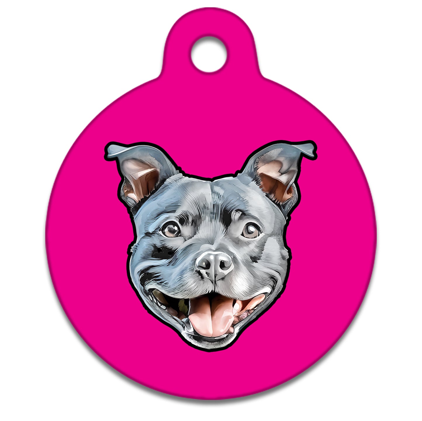 25mm Diameter Small Size - Staffie Dog