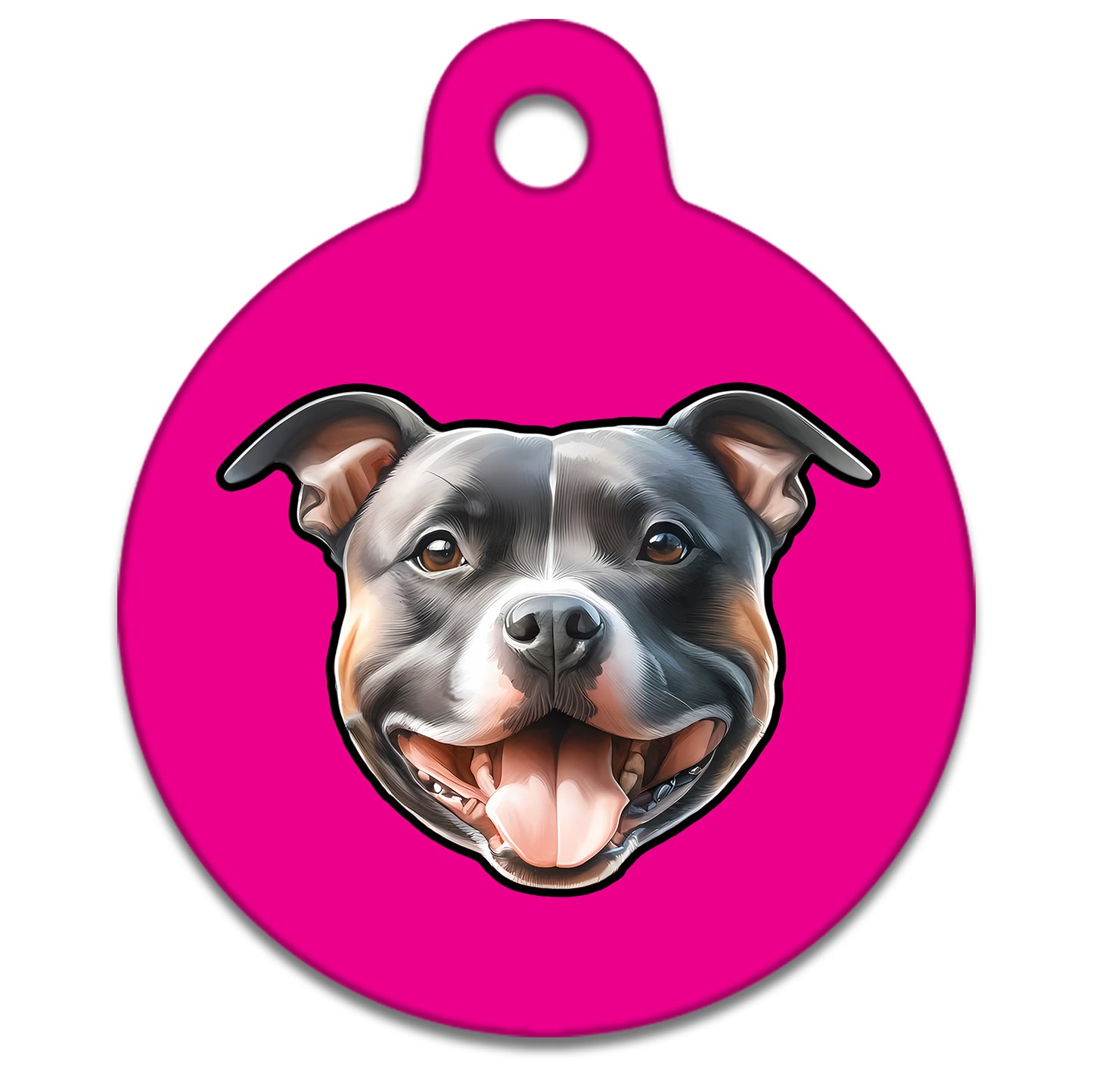 25mm Diameter Small Size - Staffie Dog