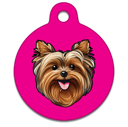 19mm Diameter Tiny Size - Yorkshire Terrier Dog