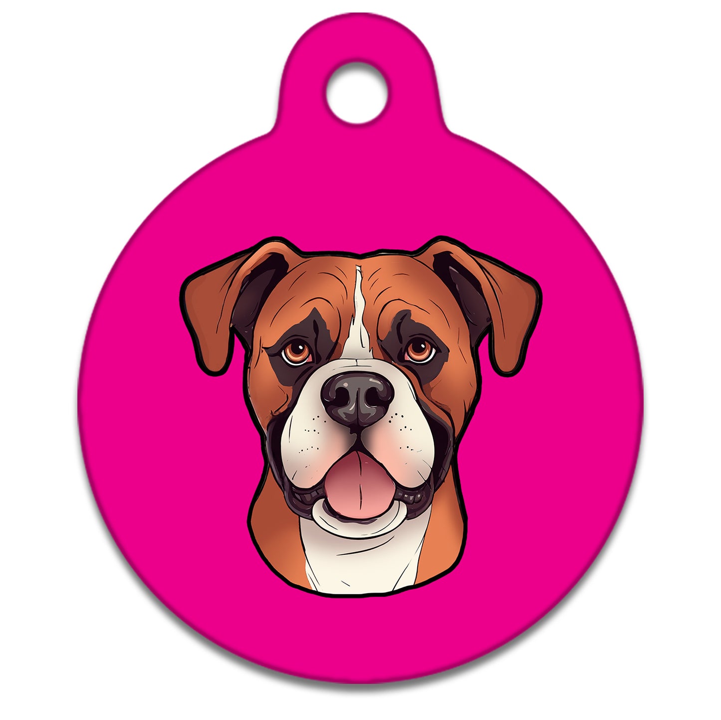 19mm Diameter Tiny Size - Boxer Dog