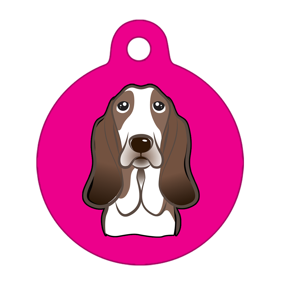 31mm Diameter Medium Size - Basset Hound Dog