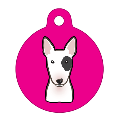 38mm Diameter Large Size - Bull Terrier Dog
