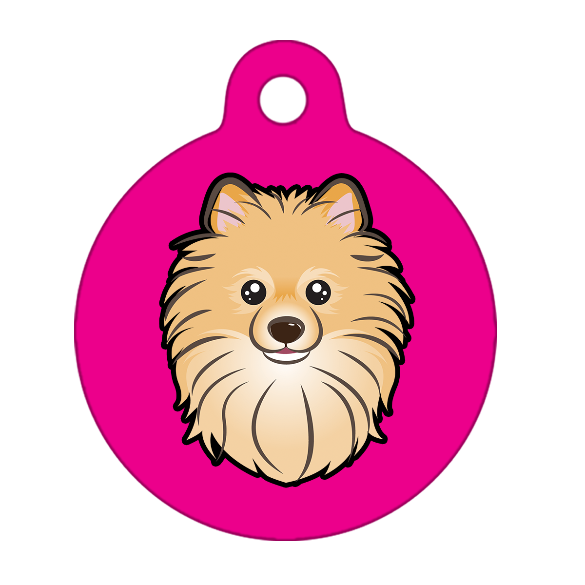 38mm Diameter Large Size - Pomeranian Dog