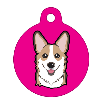 25mm Diameter Small Size - Corgi Dog