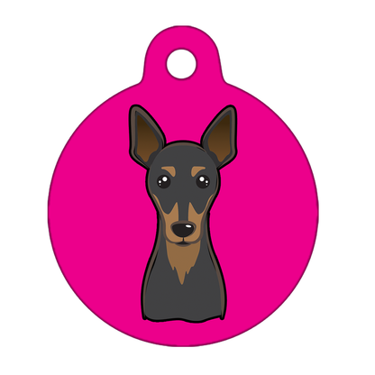 19mm Diameter Tiny Size - Pinscher Dog