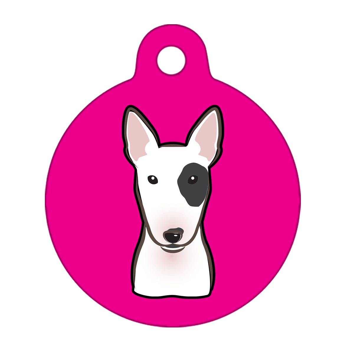 25mm Diameter Small Size - Bull Terrier Dog