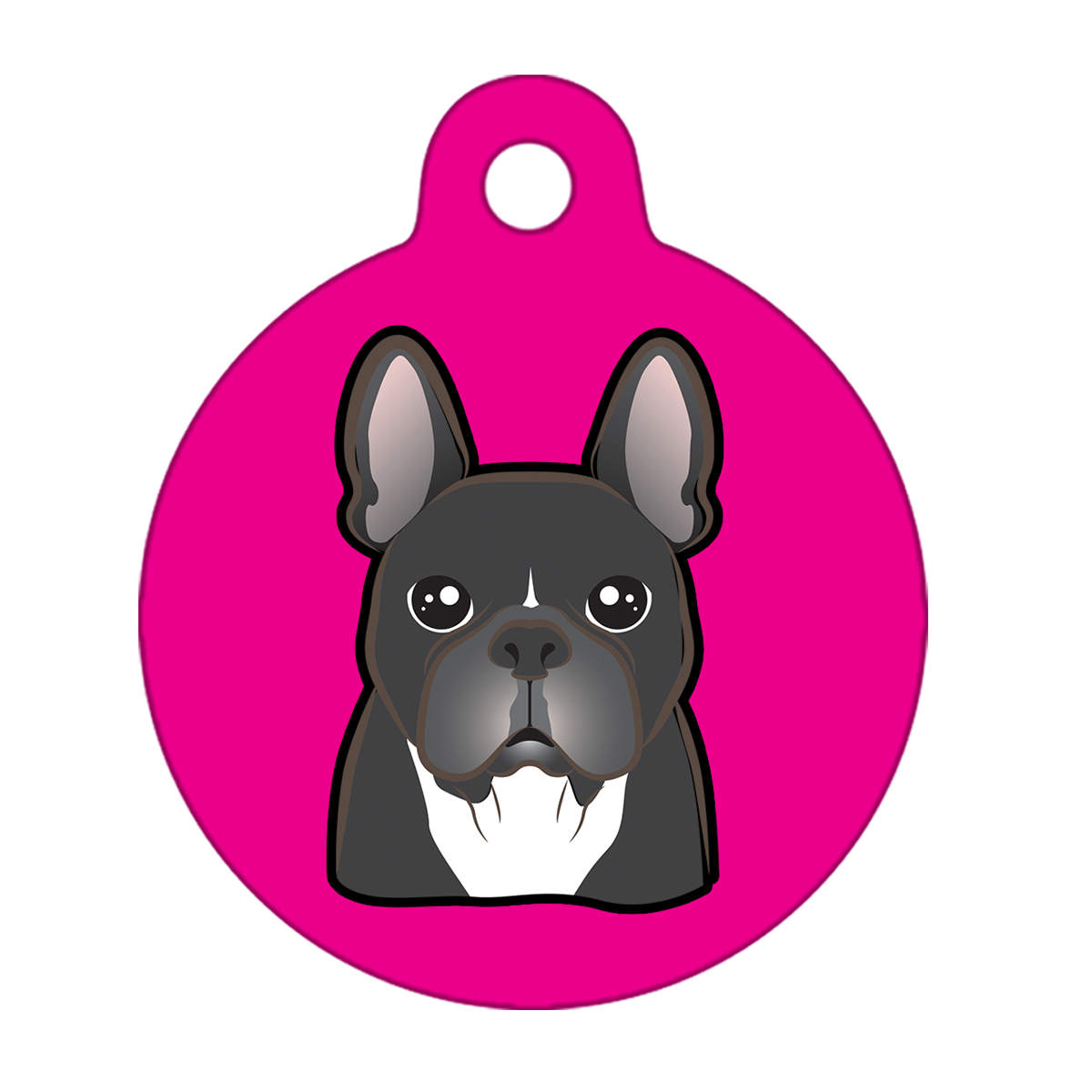 25mm Diameter Small Size - French Bulldog Design