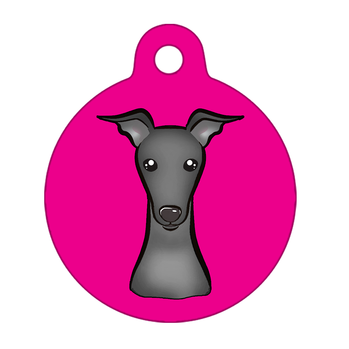 38mm Diameter Large Size - Greyhound Dog