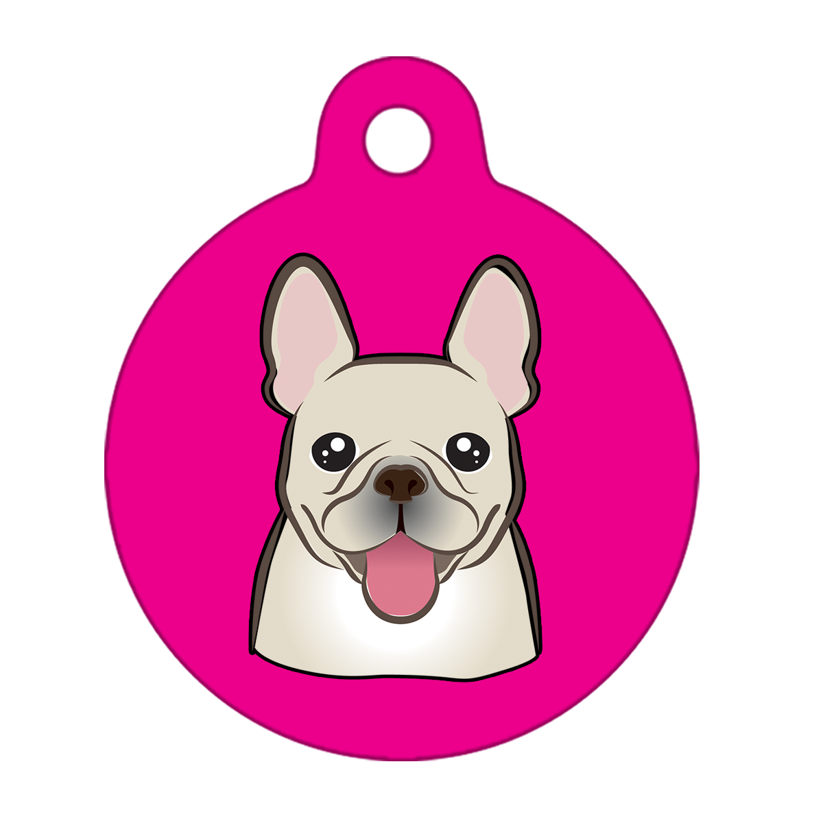 19mm Diameter Tiny Size - French Bulldog Design