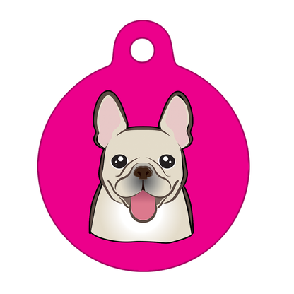 19mm Diameter Tiny Size - French Bulldog Design
