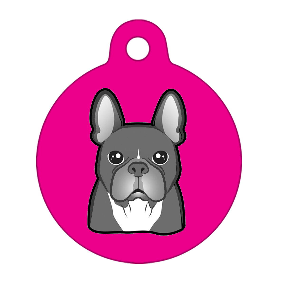 25mm Diameter Small Size - French Bulldog Design
