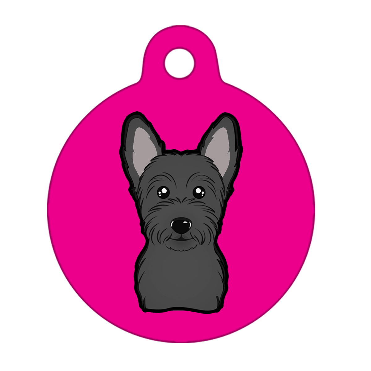 19mm Diameter Tiny Size - Scottish Terrier Dog