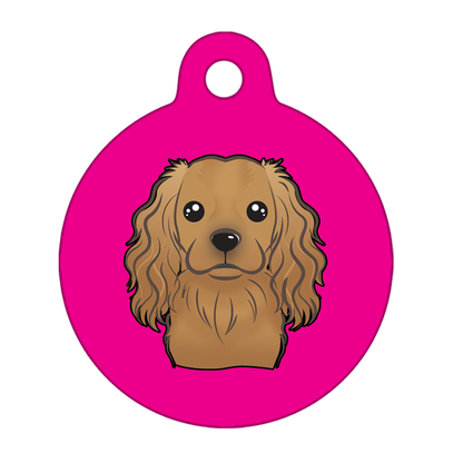 31mm Diameter Medium Size - Cavalier King Charles Spaniel Dog