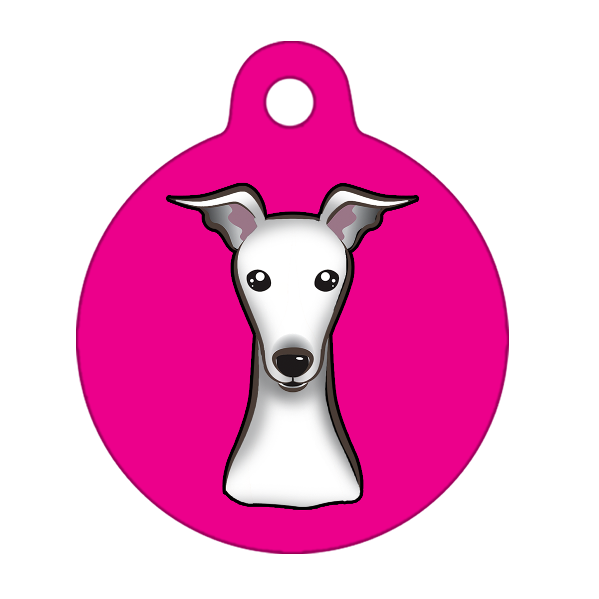 25mm Diameter Small Size - Greyhound Dog