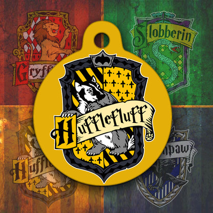 Dogwarts Student - Hufflefluff - Pet ID Tag