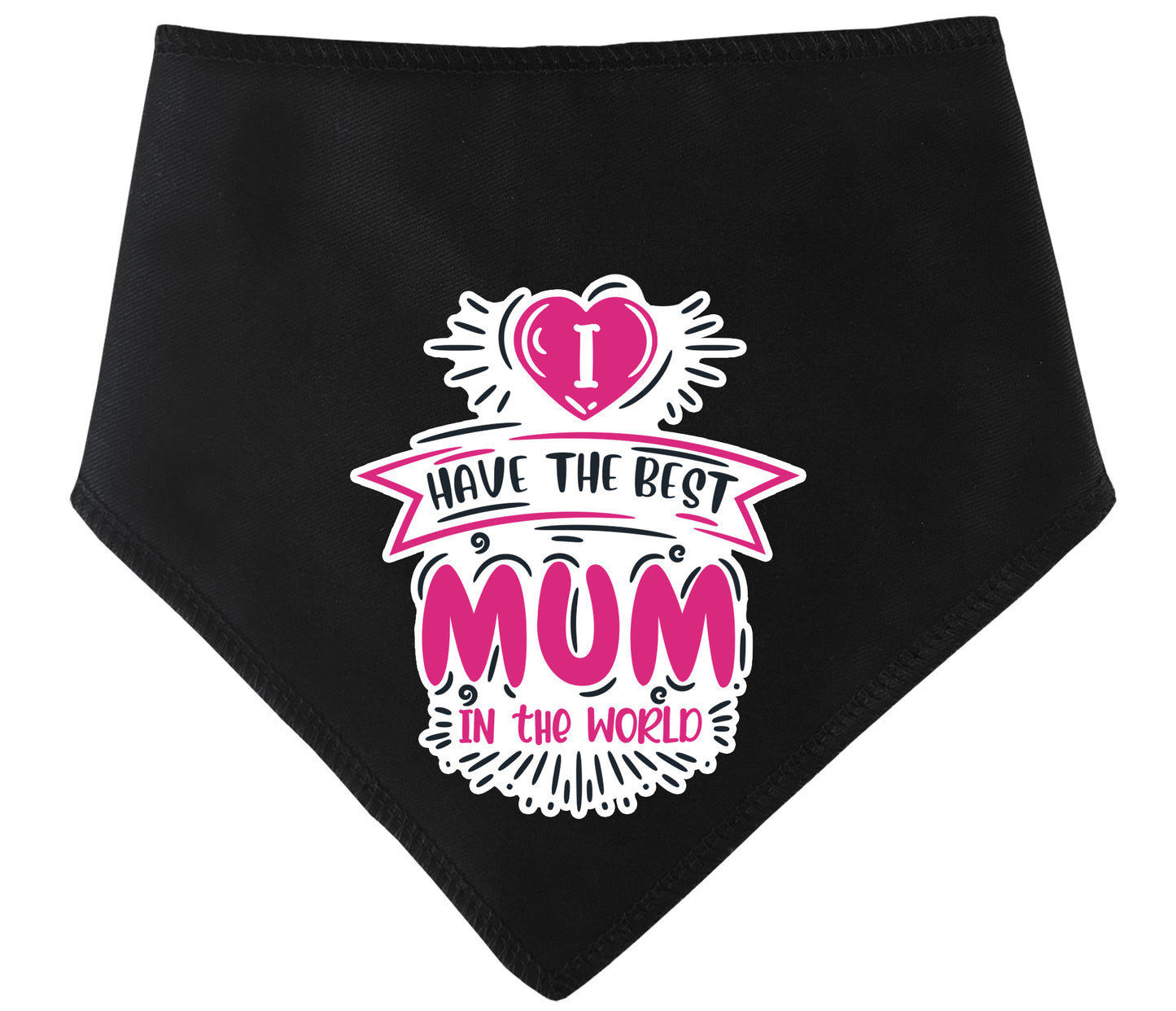 I Have The Best Mum In The World Dog Bandana