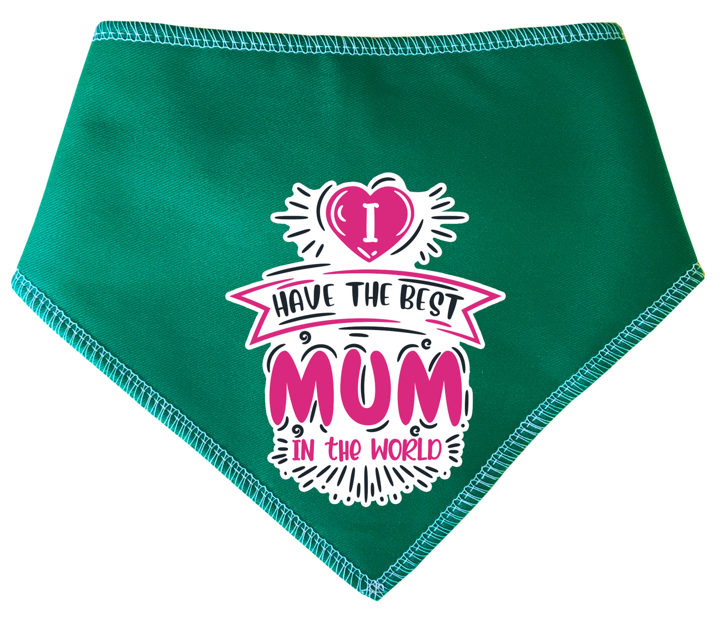 I Have The Best Mum In The World Dog Bandana