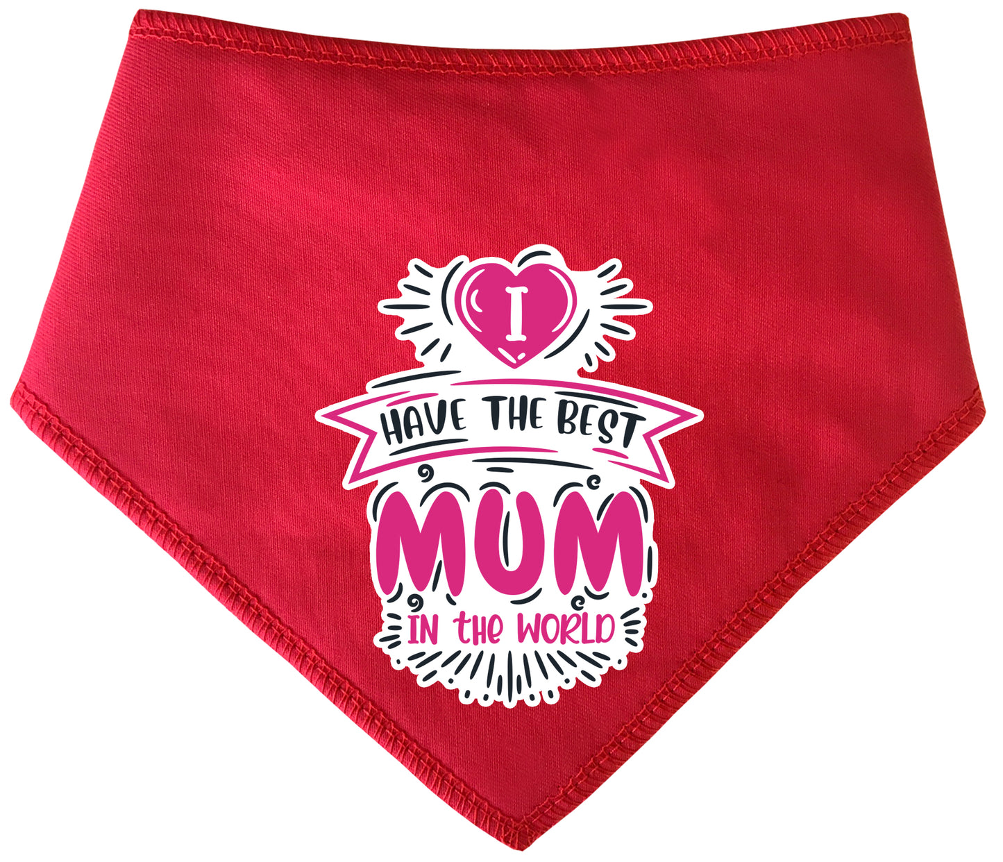 I Have The Best Mum In The World Dog Bandana
