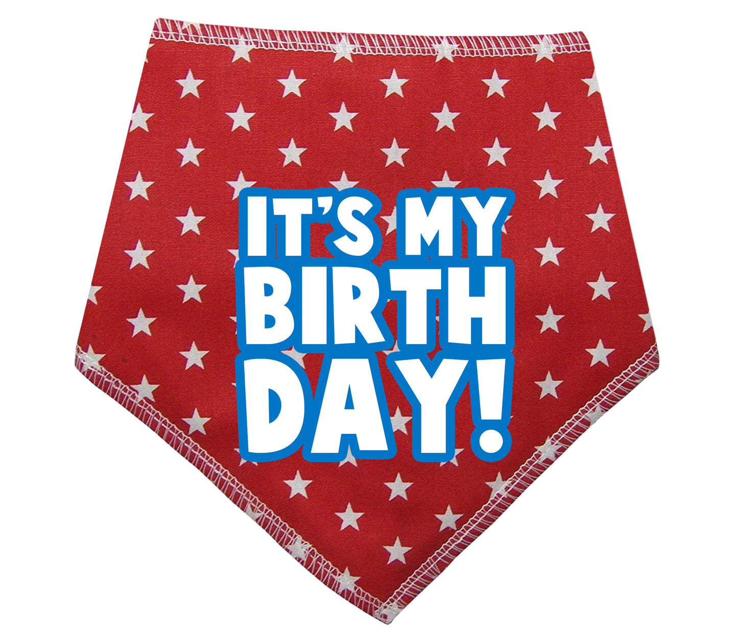 It's My Birthday Star Dog Bandana