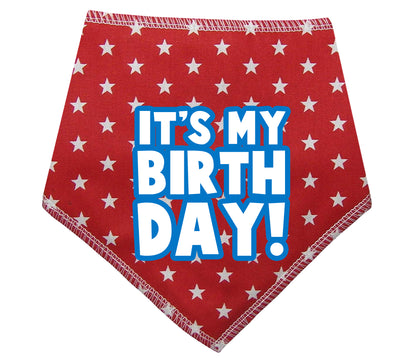 It's My Birthday Star Dog Bandana