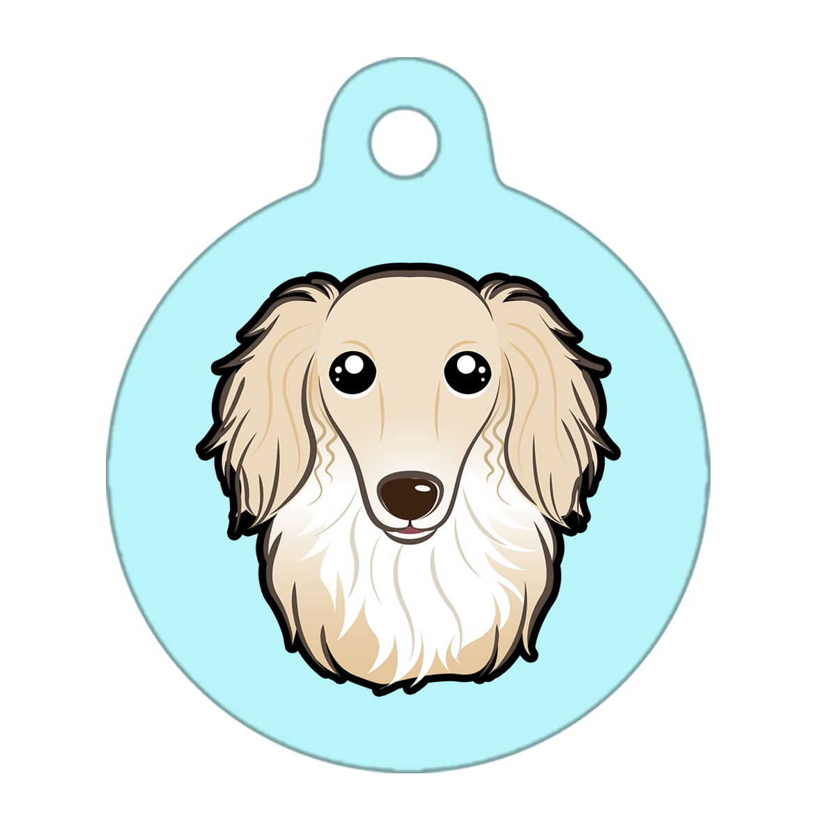 19mm Diameter Tiny Size - Dachshund Dog
