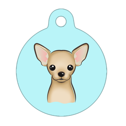 38mm Diameter Large Size - Chihuahua Dog