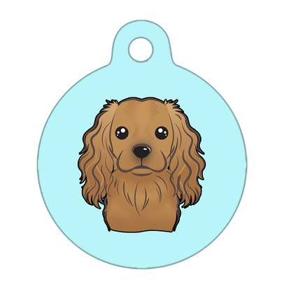 25mm Diameter Small Size - Cavalier King Charles Spaniel Dog