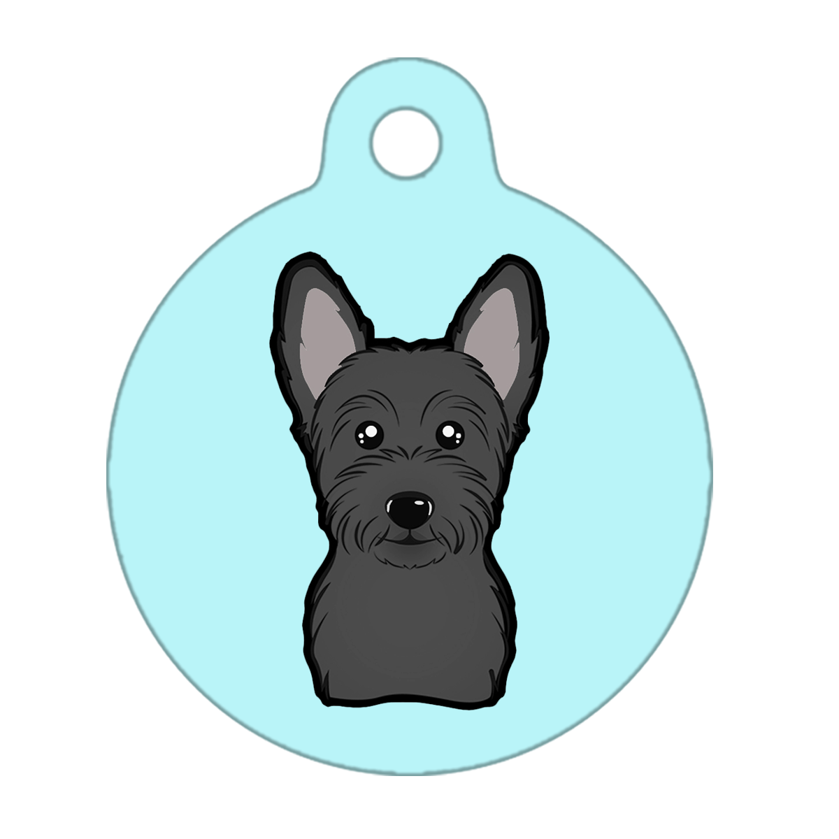 31mm Diameter Medium Size - Scottish Terrier Dog