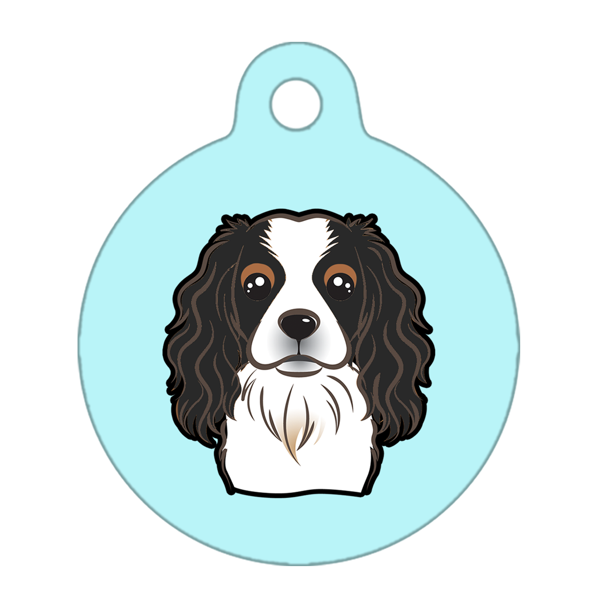 31mm Diameter Medium Size - Cavalier King Charles Spaniel Dog