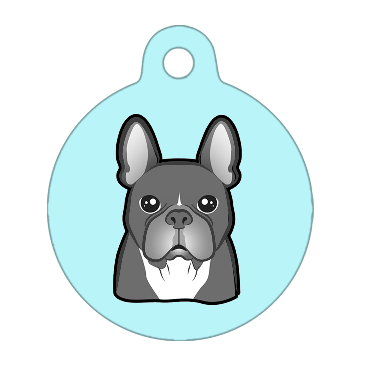 19mm Diameter Tiny Size - French Bulldog Design