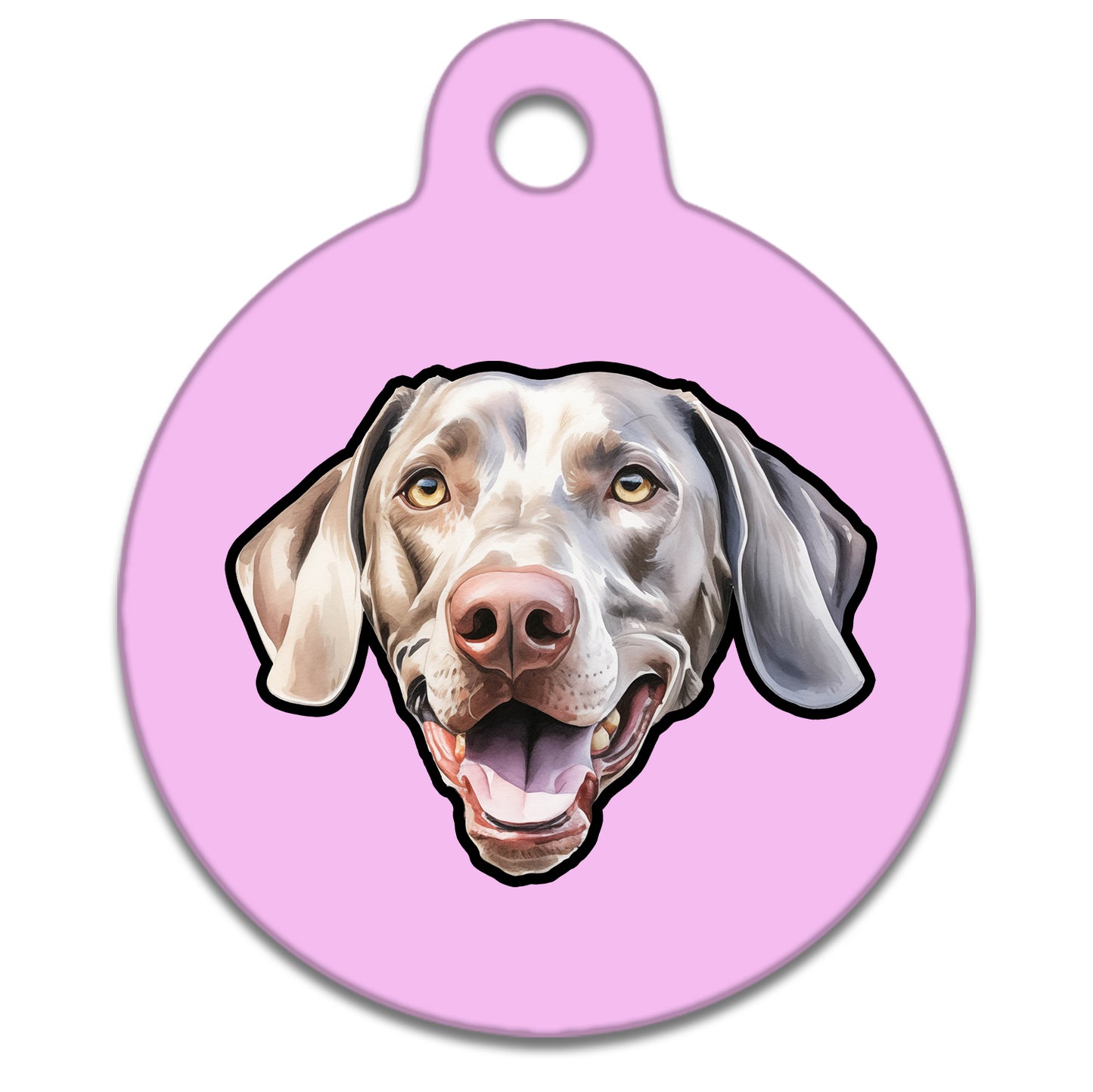31mm Diameter Medium Size - Weimaraner Dog