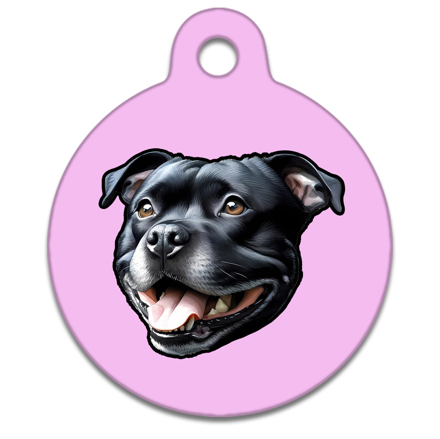 25mm Diameter Small Size - Staffie Dog