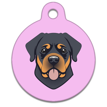 38mm Diameter Large Size - Rottweiler Dog