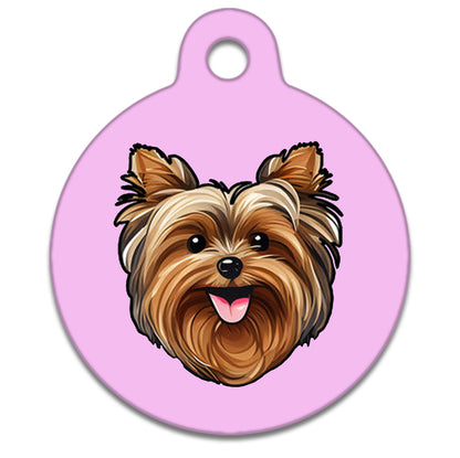 31mm Diameter Medium Size - Yorkshire Terrier Dog