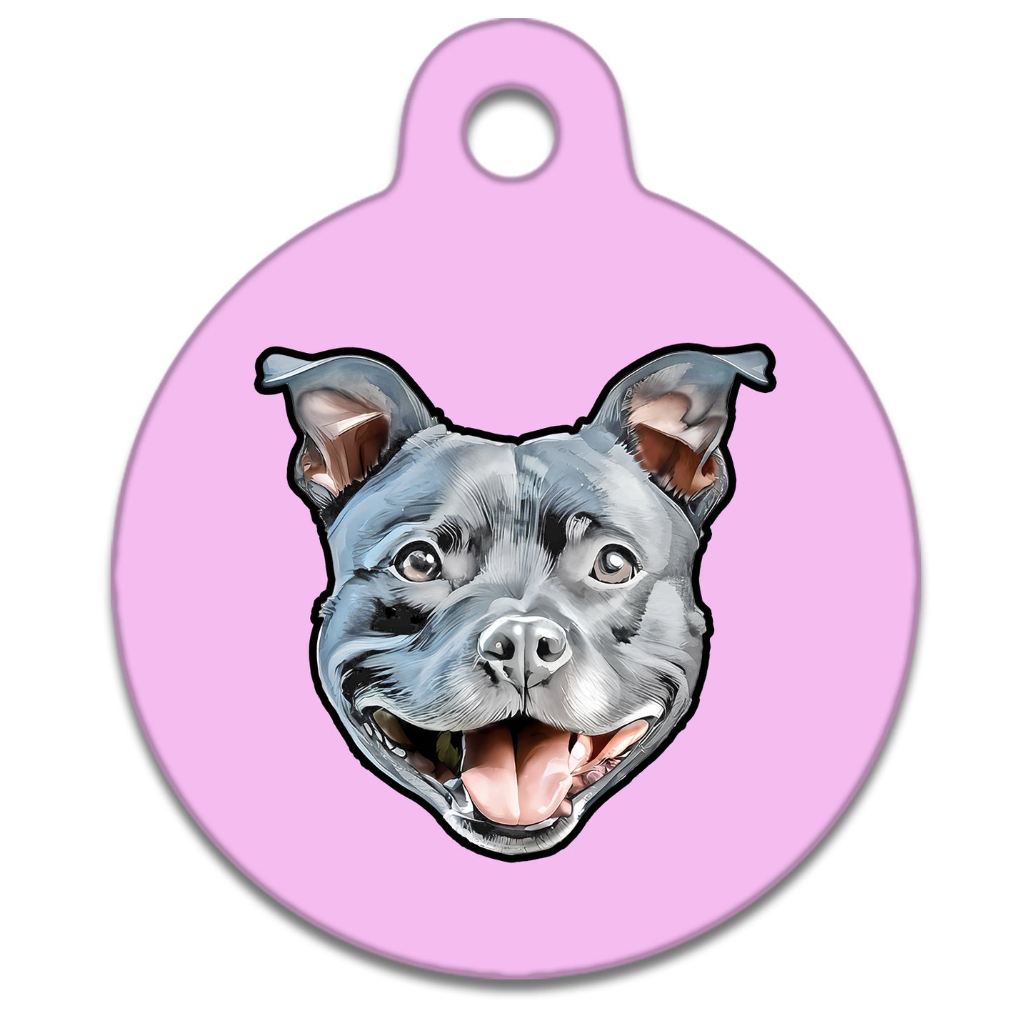 19mm Diameter Tiny Size - Staffie Dog