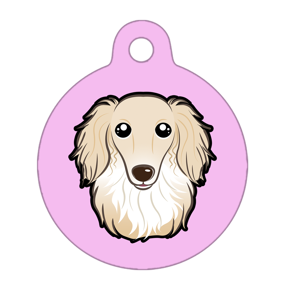 19mm Diameter Tiny Size - Dachshund Dog