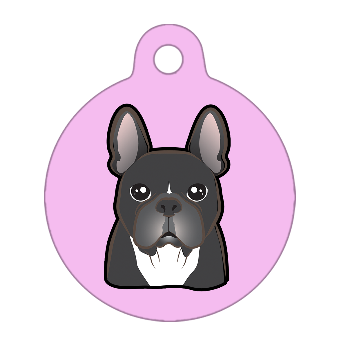 19mm Diameter Tiny Size - French Bulldog Design