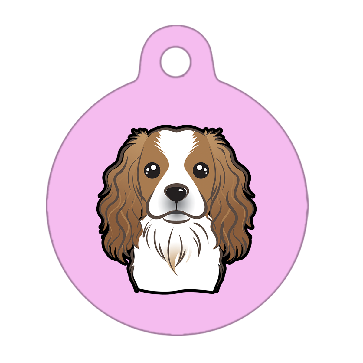 31mm Diameter Medium Size - Cavalier King Charles Spaniel Dog