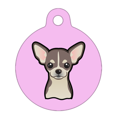 38mm Diameter Large Size - Chihuahua Dog