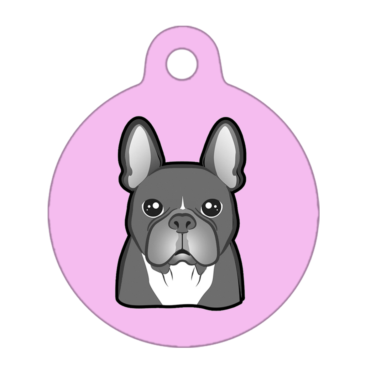 19mm Diameter Tiny Size - French Bulldog Design